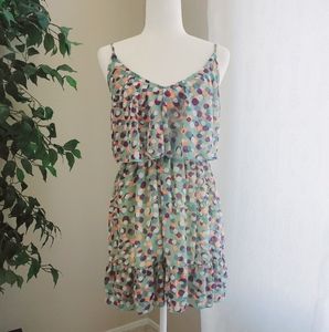 NWOT Dotted layered dress